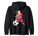 dabbing pinguino norvegia calcio bandiera norvegese sport felpa con cappuccio