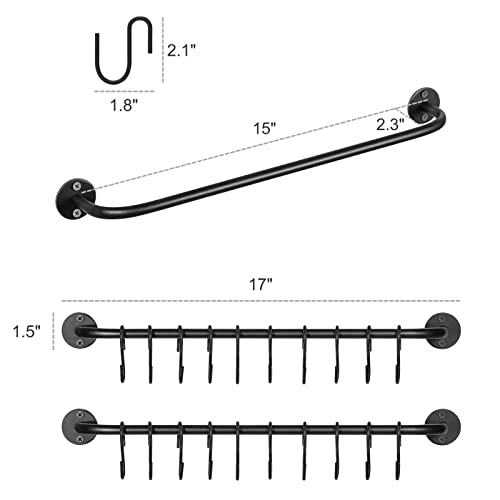 Mkono-Set-of-3-Hat-Rack-for-Wall-Baseball-Cap-Organizer-Holder-with-30-Hooks-Modern-Metal-Hat-Storage-Display-Rack-Wall-Mount-Cowboy-Hat-Hooks-Rack-for-Closet-Bedroom-Organize