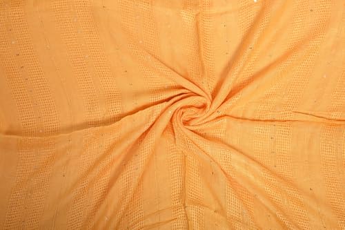 Image of Solid Sequin Stole with Tassels for Women & Men - Soft Lightweight Rayon Fabric | Available in 10+ Colours | 70 x 180 cm