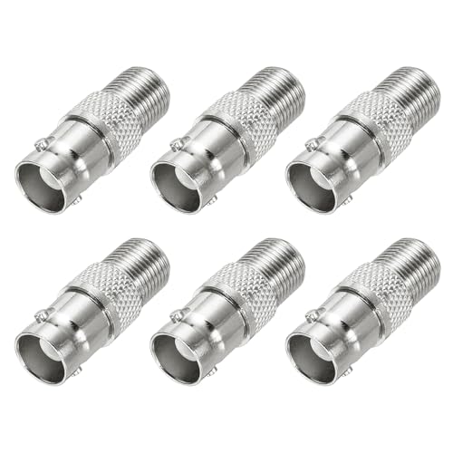 Conectores coaxiales tipo F para conectar camaras de seguridad CCTV y pantallas en casa