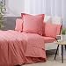 Sancarlos Básicos, Sábana encimera Lisa, Algodón 100%, Color Coral, Cama de 90