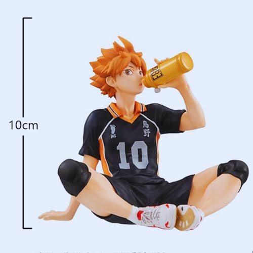 Image of Premium Action Figures Collectible for Office Desk, Study Table, Car Dashboard, Decoration for Anime Lovers, Fans, Kids, Collectors (Haikyu Sitting)