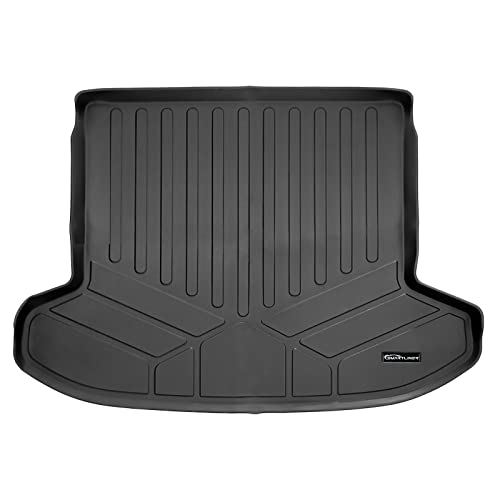 Smartliner All Weather Custom Fit Black Cargo Liner Behind The 2Nd Row Seats Compatible With 2023 Kia Sportage (Does Not Fit With Subwoofer In Cargo Area) #TOP19