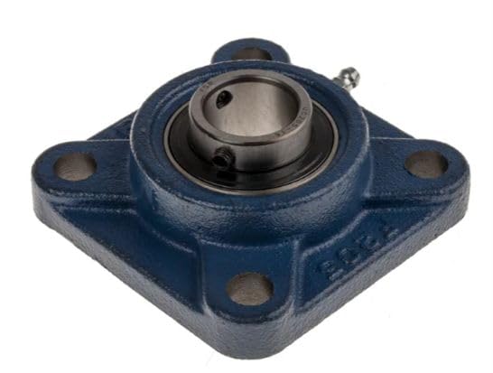 RS PRO 4-Loch Flanschlager aus Stahl, Innen-Ø 25.4mm, 9.5mm x 21mm, Packung a 5 Stück