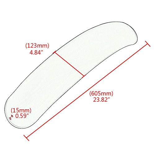 Metal Matte Black Rear Retro Motorcycle Fender Mudguard for Harley Bobber - Thumbnail 2