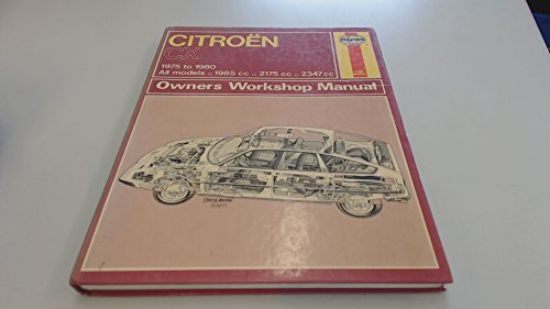  Citroen CX Owner\'s Workshop Manual