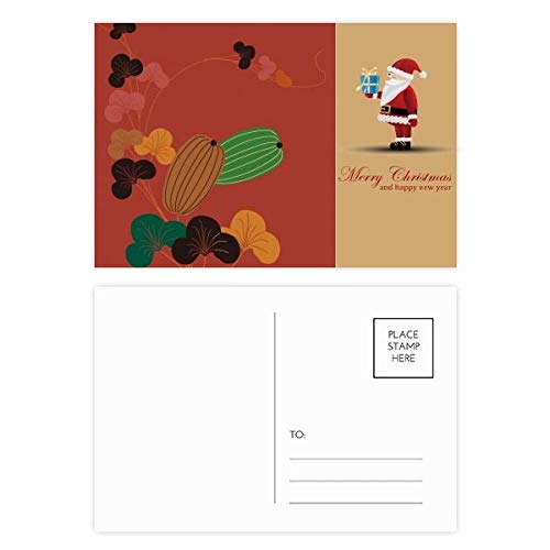 Cartes postales japonaises père Noël et citrouille collection culture asiatique