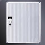 Schlüsselkasten zur Wandmontage, mit Code, 72 Schlüsselkapazität, Schlüsselschrank mit Etiketten, 2 elektronische Sensorschlösser für Zuhause, Büro, Garage und Mietgeschäft (40,6 x 48,3 x 6,1 cm)