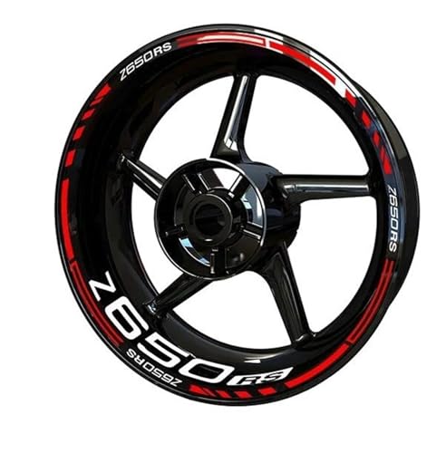 Motorcycle Decal Decorative Stripe Motorcycle Reflective Wheel Sticker Hub Rim Stripe Tape Decal For K&awasaki For Z650 RS 2019 2020 2021 2022 2023(7)