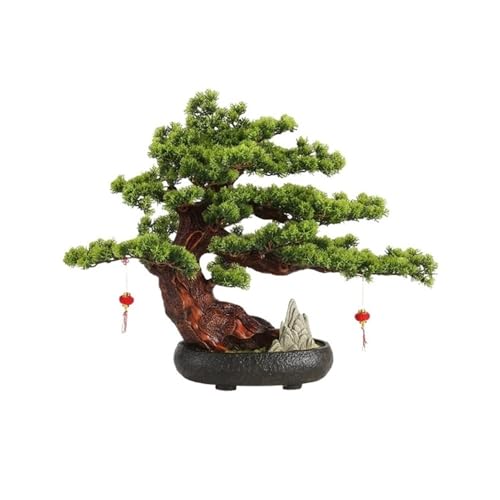 DFHS46JK Planta Artificial Bonsái Artificial con Maceta for Decorar la Entrada de la casa, Sala de Estar, Oficina, Hotel, Adornos de árbol Falsos. Planta en Maceta