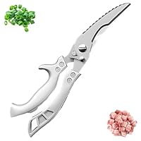 MISHURACLES Multi-functional Chicken Fish Meat Bone Scissors Stainless Steel Poultry Shears