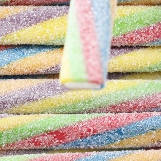 Jumbo Fini | Regalices de diferentes y deliciosos sabores. Estuche 30 unidades. Chuches,caramelos, piñata, cumpleaños, gominolas, regaliz de sabores. (Colores Tornado Pica)