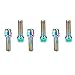 Selotrot 6pcs Titane Plaqué Coloré Vis Boulons M5 * 18mm pour Vélo VTT Guidon - Multicolore