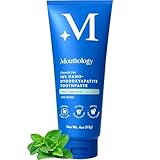 Mouthology 10% Nano Hydroxyapatite Toothpaste Fluoride Free, Whitening*, Supports Enamel Care*, Appropriate for Sensitive Teeth*, SLS Free, Xylitol nHA Toothpaste for Adults, Packaging May Vary 4oz