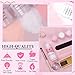 Saviland Acrylic Nail Starter Kit: Clear Pink Nude Acrylic Powder & Liquid, Brush, Files, Forms, Press On Nails, Home Practice Set