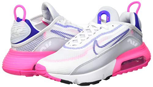 Nike Women's Running Shoe, White Concord Pink Blast Pure Platinum, 6.5 #TOP6