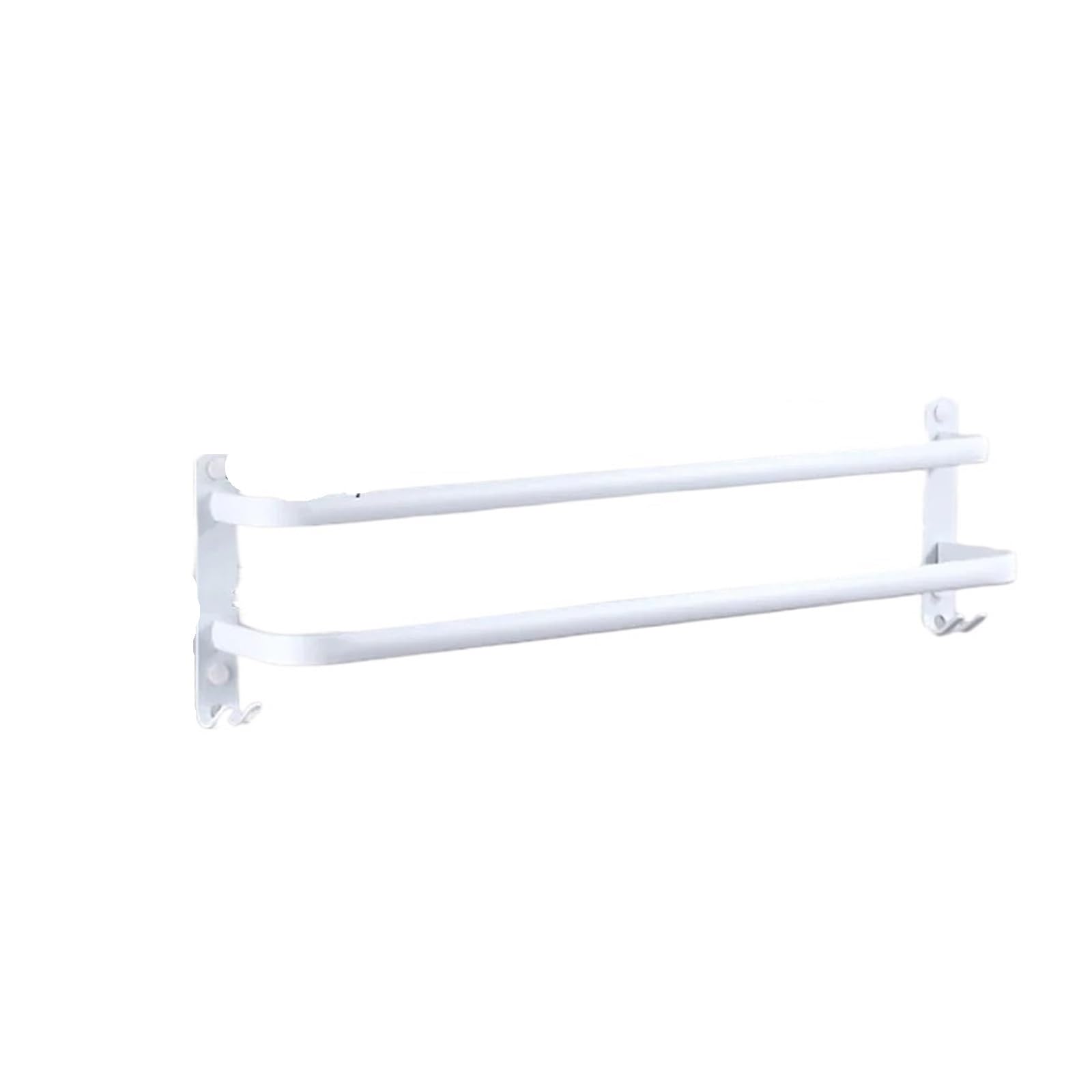 VAYEODEYU White Aluminum Towel Bar 30-60cm Wall Mounted(White02)
