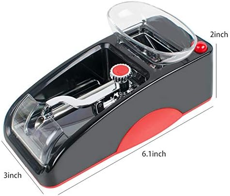 Cigarette Injector Machine ixaer Automatic Cigarette Rolling Machine - Tobacco Rolling Cigarette Injector Mini Machine with Increased Tobacco Storage Compartment for Faster Rolling
