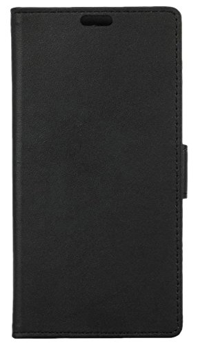 German Tech Samsung Galaxy A7 2018 - Funda Tipo Libro con función Soporte, Color Negro