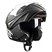 WESTT Torque Motorrad Integralhelm I Motorradhelm schwarz matt I Motorrad Klapphelm I stoßfester Motorradhelm I Integralhelm Herren & Damen I Roller Helm I ECE Zertifiziert I Größe XL