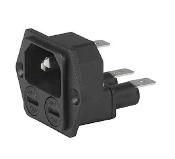 4707.2000, AC Power Entry Modules Fused 6.3 Tabs