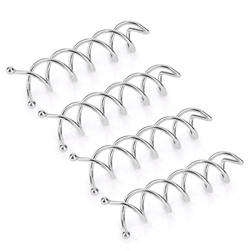 Hair Pins Wedding Hair Clips Spiral 20Pcs Spiral Clip Bun Stick Pick Screw Pin for Women Bun Style DIY Bobby Silver Bridal Clip - Image 4