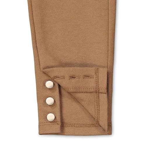 Image of Hope & Henry Girls' Ponte Pants with Button Details