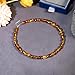 MERPOCCLI Natural Baltic Amber Beaded Choker Necklaces for Women 925 Sterling Silver Chain With Beads Genuine Handmade Fashion Jewelry Gifts Lightweight Organic Gemstone