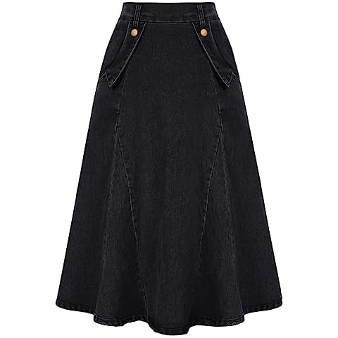 Jupe midi en jean Belle Poque Cover