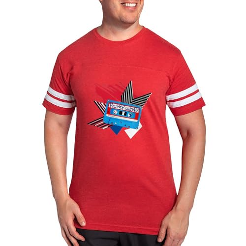 CafePress Pepsi Flashback Cassette Mens Football Shirt Men's Football T-Shirt Red