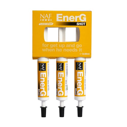 Pâte orale chevaux NAF EnerG complément fer et vitamine B performance