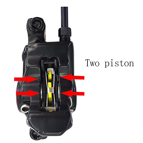 Deying Zoom Hydraulic Disc Brake Mountain Bike Set Mtb Front & Rear/W Disc Rotor 160Mm #TOP5