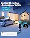 ZOSI 4K 8MP 16CH Security Camera System with AI Face Person Vehicle Detection, 8 x 8MP 4K Outdoor Auto Tracking PT PoE Camera with Floodlights, 2-Way Audio, 16 Port 32CH 8MP NVR with 4TB HDD