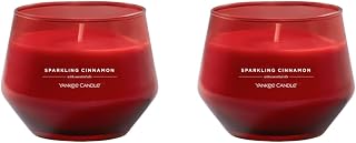 Studio Candle with Essential Oils, Sparkling Cinnamon, 10 Ounce (Pack of 2)