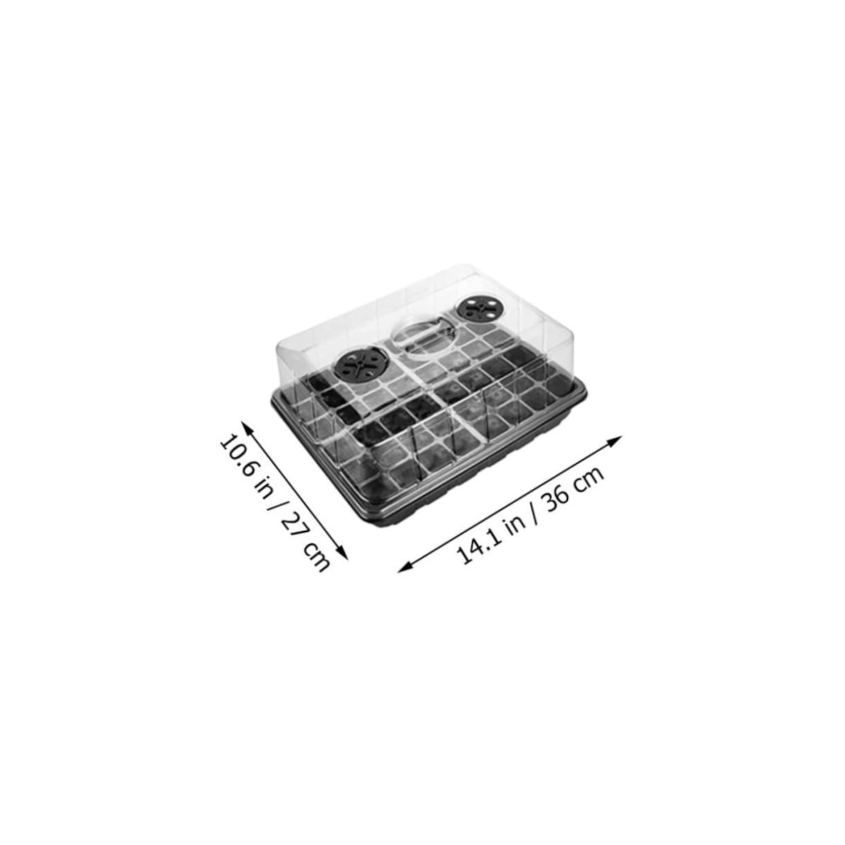 GALPADA Boîte de Croissance pour Plantes PP, 1 Lot, Surface Lisse