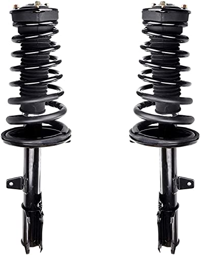 Image of Detroit Axle - 8pc Struts Sway Bars Kit for 1992 1993 1994 Toyota Camry [2.2L], Front and Rear 4 Struts & Coil Spring Assembly 4 Stabilizer Sway Bar Links Replacement Suspension