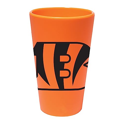 WinCraft Cincinnati Bengals 16oz. Team Color Silicone Pint Glass