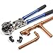 iCrimp Copper Pipe Pressing Tool Kit with Cutter&Deburring Tool for ProPress Copper Fitting-Manufactured by IWISS