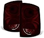 ACANII - For Blk Tinted 2005-2011 Dodge Dakota Tail Lights Lamps Replacement Left+Right 05-11