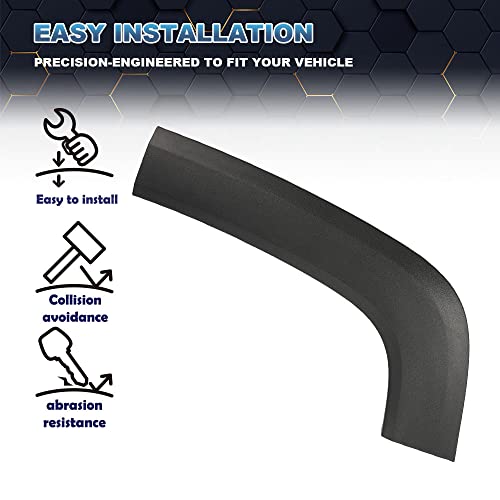 Pit66 Fender Flare, Compatible With 2015-2021 Jeep Renegade 1Pcs Rear Left Fender Trim Molding Moulding Textured Black 5Xb67Lxhaa, Ch1790104 #TOP2