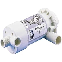 PENTAIR SHURFLO 1700-011-030 Bait Sentry Livewell Pump, 3/4" Inlet NPT, 3/4" Outlet Barb, 800 GPH, 12 VDC, 3.5 Amp, Magnetic Drive, Continuous Duty, Anti Airlock, Dual Port Design, UL CE Listed
