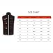 LIUHD Heated Vest,Windproof Electric Heating Jacket Sleeveless Sports Jacket 21 Areas Heating Top Winter Clothing,Black,5XL(Bust:130CM)