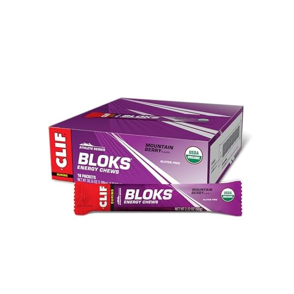 Clif Shot Bloks Mountain Berry, 18er Pack (18 x 60 g)