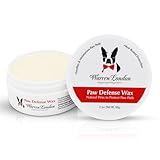 Warren London Paw Defense Wax - Naturally Soothes, Moisturizes and Protects Dry and Cracked Dog Paw Pads - 2.1 oz Jar