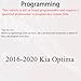 SUPALAND Flip Key Fob Replacement Fits for Kia Optima 2016-2020 Keyless Entry Remote Control SY5JFRGE04 95430-D4010 4 Button