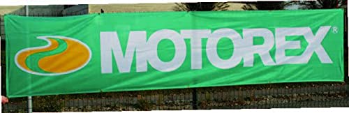 Banderole Motorex 400x90 cm bâche publicitaire pour rassemblement