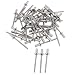 Produktbild 1000er Packung Edelstahl Blindniete Befestigungssatz aus hochwertigem Edelstahl gefertigt, Korrosionsbeständigkeit - 4mm 50Stk