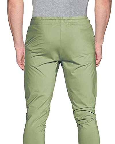 Image of AVOLT Dry Fit Track Pant for Men I Slim Fit Athleisure Running Gym Stretchable Track Pant (XXL, Light Green)