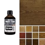 Littlefair's Wood Stain Water-Based - (Dark Walnut) – Non-Toxic, Eco-Friendly & Quick Drying - Easy-to-Apply, Concentrated Formula for All Wood Types – 250ml