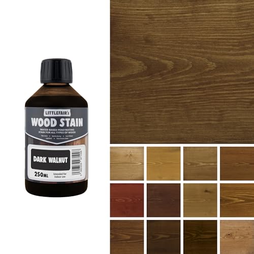 Littlefair's Wood Stain Water Based - 8.5oz/250ml - Indoor Furniture
